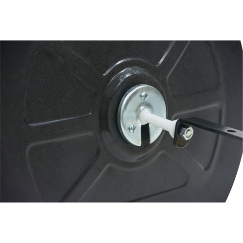 Miroir convexe rectangulaire/rond avec support, 12" h x 18" la, Int&eacute;rieur/Ext&eacute;rieur Nia-Chem Ltd.