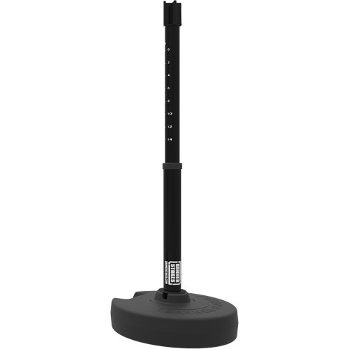 PLUS Barrier Post Set Receiver, 42" High, Black Nia-Chem Ltd.