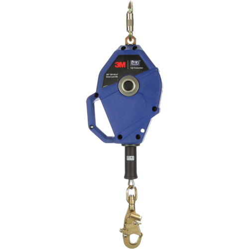 Smart Lock Self-Retracting Lifeline, 20', Galvanized Steel, Swivel Nia-Chem Ltd.