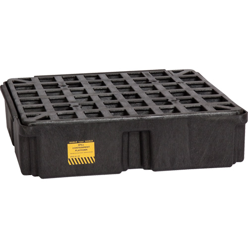 Plateforme de d&eacute;versement modulaire, Capacit&eacute; de d&eacute;versement 15 gal. US, 26" x 26,25" x 6,5" Nia-Chem Ltd.