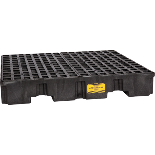 Spill Containment Pallet, 66 US gal. Spill Capacity, 51.5" x 51.5" x 8" Nia-Chem Ltd.