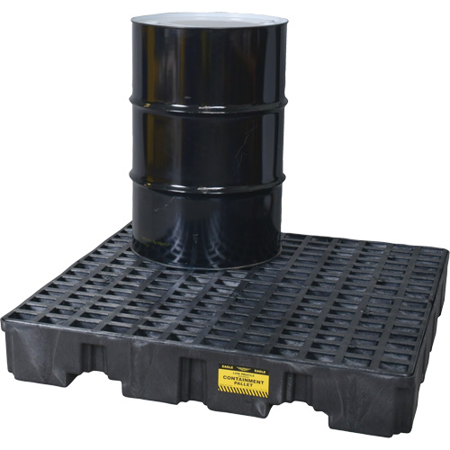 Spill Containment Pallet, 66 US gal. Spill Capacity, 51.5" x 51.5" x 8" Nia-Chem Ltd.