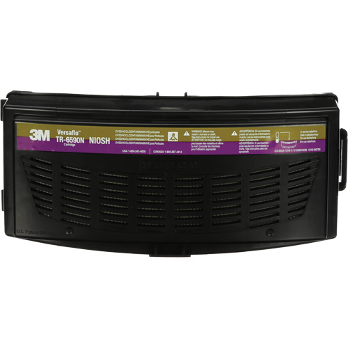 Cartouche multigaz/haute efficacit&eacute; Versaflo, Ammoniac/dioxyde de chlore/Gaz de chlore/Chlorure d'hydrog&egrave;ne/Florure d'hydrog&egrave;ne/Mercure/M&eacute;thylamine/Vapeur organique/Particules/SO2 Dioxyde de soufre, Paquet de 1 Nia-Chem Ltd.