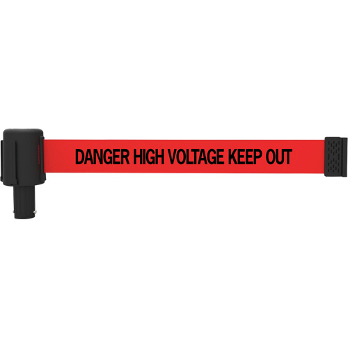PLUS Banner Cassette, Danger High Voltage Keep Out, 15', Red Tape Nia-Chem Ltd.