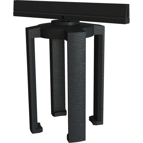 Support pour panneau d'affichage pour le syst&egrave;me de barri&egrave;re PLUS, Noir Nia-Chem Ltd.