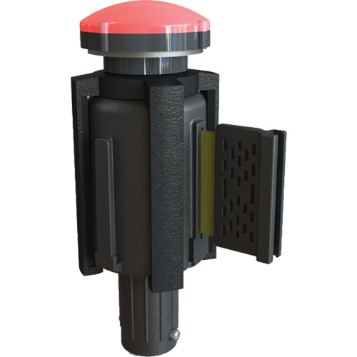 PLUS Barrier System Strobe Light Bracket & Red Strobe Light, Black Nia-Chem Ltd.