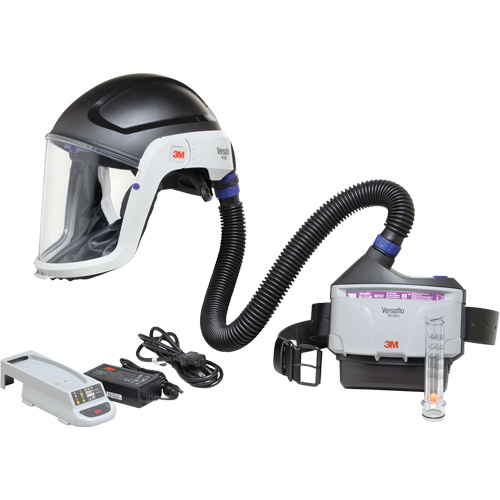 Versaflo Heavy Industry PAPR Kit, Headcover & Faceshield, Lithium-Ion Battery Nia-Chem Ltd.