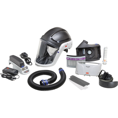 Versaflo Heavy Industry PAPR Kit, Headcover & Faceshield, Lithium-Ion Battery Nia-Chem Ltd.