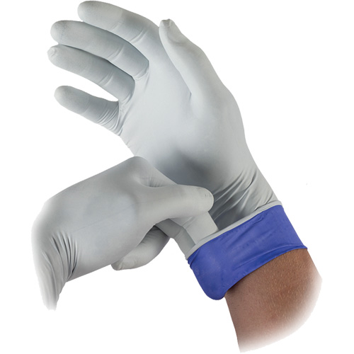 Lifestar EC&reg; LSE-104 Dual-Coloured Examination Gloves, Small, Nitrile, 5.5-mil, Powder-Free, White, Class 2 Nia-Chem Ltd.