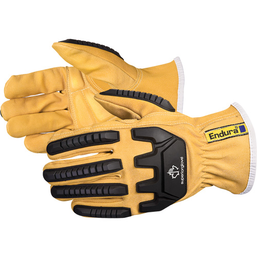 Endura&reg; Anti-Impact Driver's Gloves, X-Small, Grain Goatskin Palm, Kevlar&reg; Inner Lining Nia-Chem Ltd.