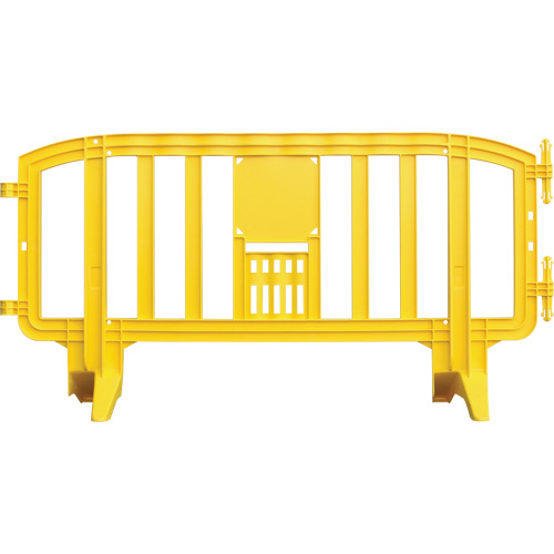 Movit Barricade, Interlocking, 78" L x 39" H, Yellow Nia-Chem Ltd.