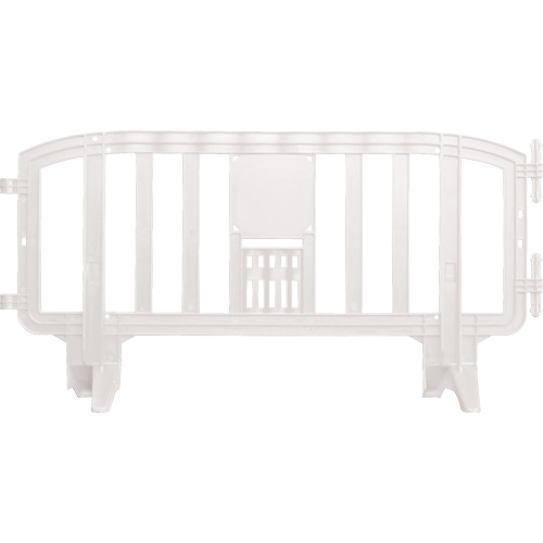 Movit Barricade, Interlocking, 78" L x 39" H, White Nia-Chem Ltd.