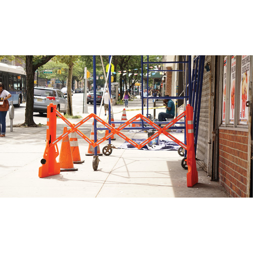 Barricade Multi-Gate, 43" h x 90" lo, Orange Nia-Chem Ltd.