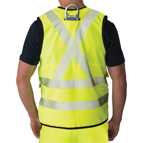 Ripstop Surveyor's Vest, High Visibility Lime-Yellow, Small, Polyester Nia-Chem Ltd.