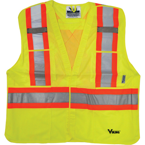 Veste de s&eacute;curit&eacute;, Jaune lime haute visibilit&eacute;, 2T-Grand/3T-Grand, Polyester Nia-Chem Ltd.