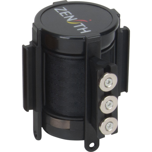 Cassette de ruban magn&eacute;tique pour barri&egrave;re de contr&ocirc;le des foules personnalis&eacute;e, 12', Ruban Noir Nia-Chem Ltd.