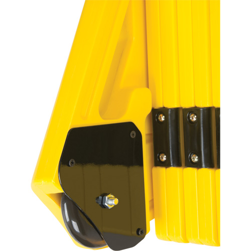 Barri&egrave;re mobile portative, 40" h x 13' lo, Jaune Nia-Chem Ltd.