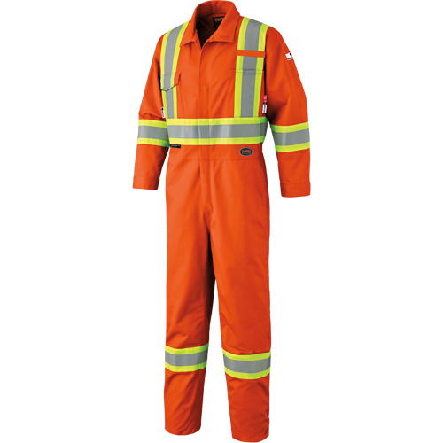 7705 FR-Tech&reg; High Visibility Coveralls, Size 36, Orange Nia-Chem Ltd.