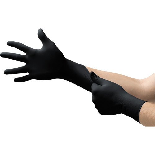 Onyx&reg; Gloves, Small, Nitrile, 3.5-mil, Powder-Free, Black Nia-Chem Ltd.