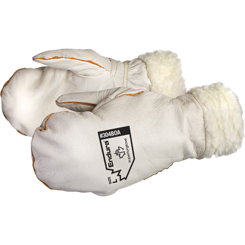 Mitaines en cuir de vache naturel Endura Winter Chopper, Taille Grand, Mitaine Nia-Chem Ltd.