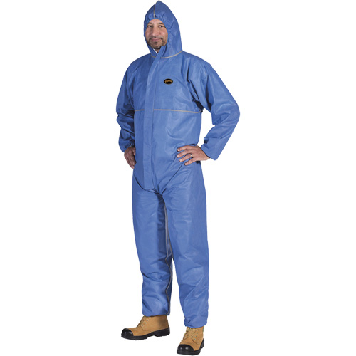 2075 Combinaisons jetables ignifuges SMS, Taille Petit, Bleu Nia-Chem Ltd.