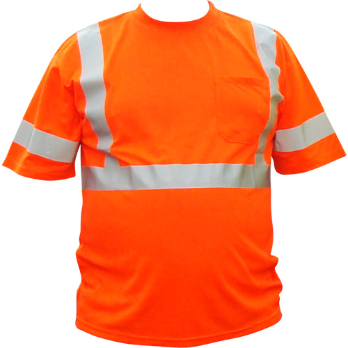 High Visibility Short-Sleeved Shirt, Cotton, 3X-Large, High Visibility Orange Nia-Chem Ltd.
