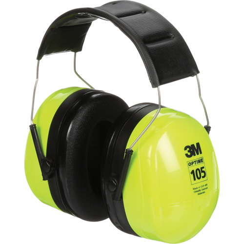 Peltor Optime 105 Earmuffs, Headband, 30 NRR dB Nia-Chem Ltd.