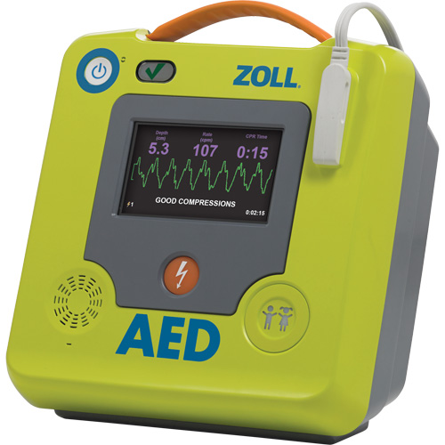 D&eacute;fibrillateur AED 3 BLS pour secouristes professionnels, Semi-automatique, Français, Classe 4 Nia-Chem Ltd.