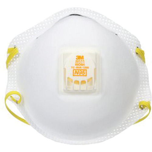 Respirateur contre les particules 8511, N95, Certifi&eacute; NIOSH Nia-Chem Ltd.