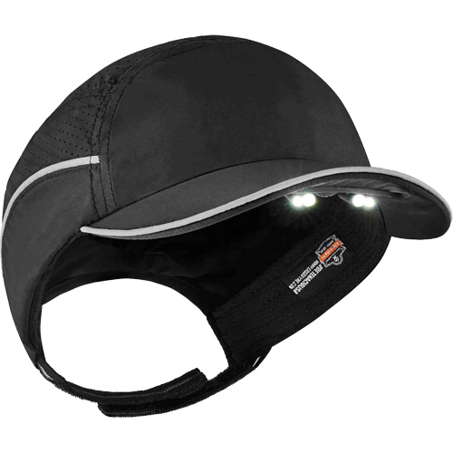Casque antichocs l&eacute;ger avec lampe DEL 8965 Skullerz, Noir Nia-Chem Ltd.