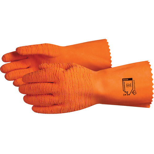 Chemstop Chemical Resistant Gloves, Size 8, 12" L, Latex, Cotton Jersey Inner Lining Nia-Chem Ltd.