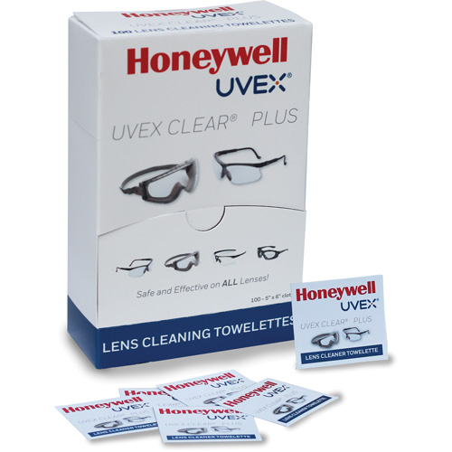 Serviettes Uvex Clear Plus, 5,25" x 8", Paquet de 100 Nia-Chem Ltd.