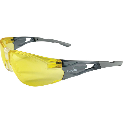 Z2900 Series Safety Glasses, Amber Lens, Anti-Scratch, ANSI Z87+/Meets/Exceeds CSA Z94.3 Nia-Chem Ltd.