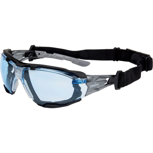 Z2900 Series Safety Glasses with Foam Gasket, Blue Lens, Anti-Scratch, ANSI Z87+/Meets/Exceeds CSA Z94.3 Nia-Chem Ltd.