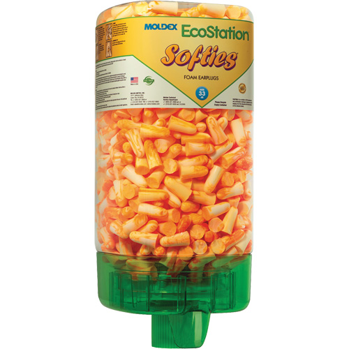 Trousse de d&eacute;marrage de distributeur de bouchons d'oreilles EcoStation Softies Nia-Chem Ltd.