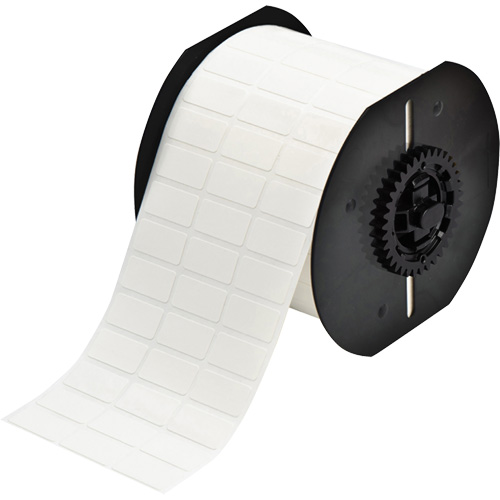 &eacute;tiquettes adh&eacute;sives repositionnables de s&eacute;rie B33, Vinyle, 1" lo x 0,5" h, Blanc Nia-Chem Ltd.