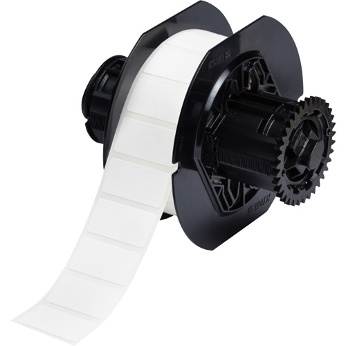 &eacute;tiquettes en tissu avec rev&ecirc;tement en polyamide B33, Nylon, 1,5" lo x 0,75" h, Blanc Nia-Chem Ltd.