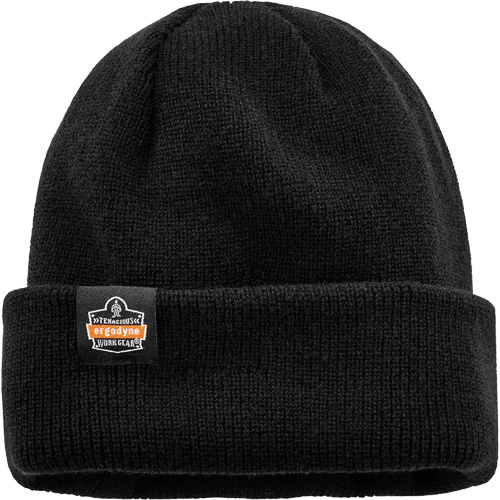 Tuque en tricot c&ocirc;tel&eacute; avec fermeture &agrave; glissi&egrave;re N-Ferno, Taille unique, Noir Nia-Chem Ltd.