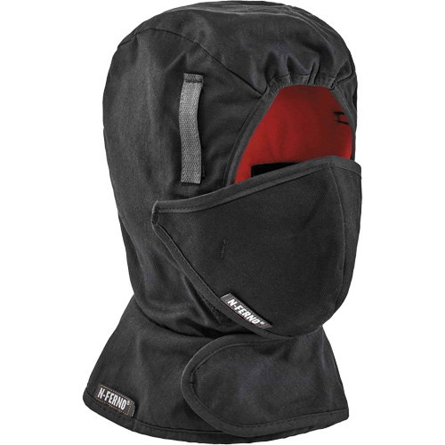 Doublure de casque de s&eacute;curit&eacute; d'hiver N-Ferno avec cache-bouche, Doublure en Molleton, Taille unique, Noir Nia-Chem Ltd.