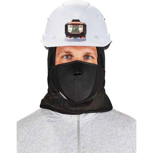 Doublure de casque de s&eacute;curit&eacute; d'hiver trois couches N-Ferno avec cache-bouche, Doublure en Molleton, Taille unique, Noir Nia-Chem Ltd.