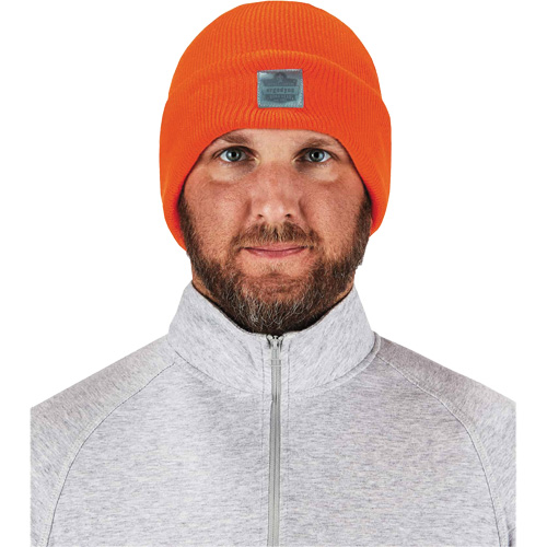 Bonnet en tricot c&ocirc;tel&eacute; N-Ferno, Taille unique, Orange Nia-Chem Ltd.