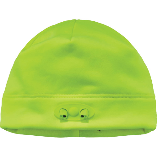 N-Ferno&reg; Skull Cap Beanie Hat with LED Lights, One Size, High-Visibility Lime Green Nia-Chem Ltd.
