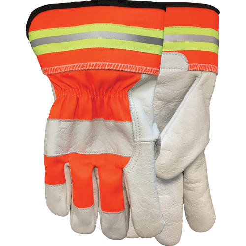 Gants d'ajusteur Flashback, Grand, Paume en Cuir fleur de buffle Nia-Chem Ltd.