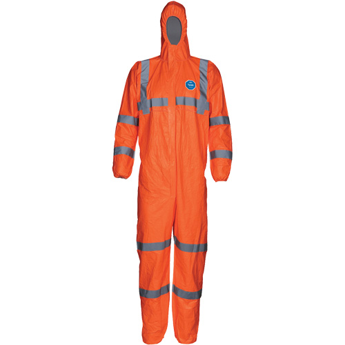 HV High Visibility Coveralls with Hood, Small, Orange, Tyvek&reg; 500 Nia-Chem Ltd.
