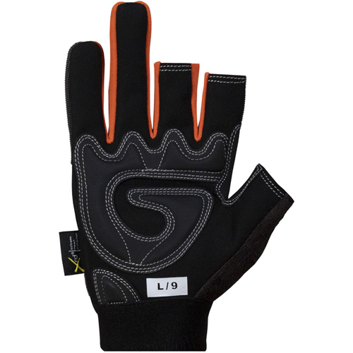 Clutch Gear&reg; Open-Finger Framers Gloves, Synthetic Palm, Size Small Nia-Chem Ltd.