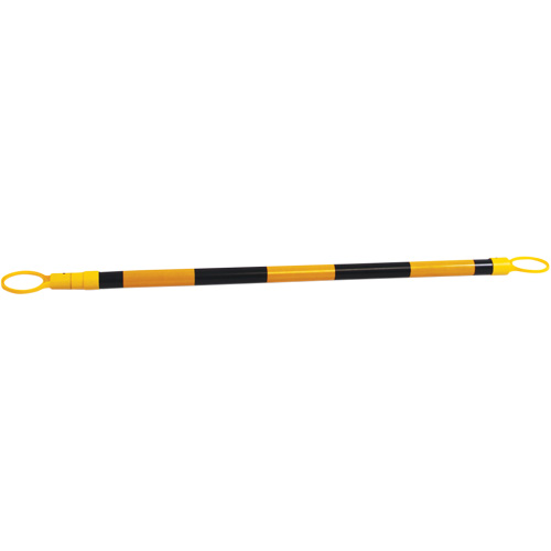 Retractable Cone Bar, 7'2" Extended Length, Black/Yellow Nia-Chem Ltd.