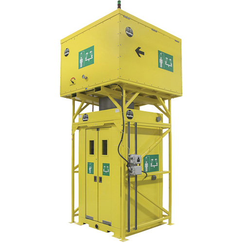 Enclosed Outdoor Gravity Fed Safety Shower Nia-Chem Ltd.