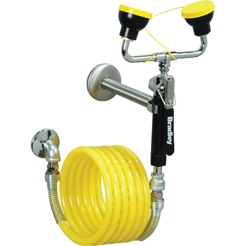 Poste de douche oculaire, Installation Montage mural Nia-Chem Ltd.