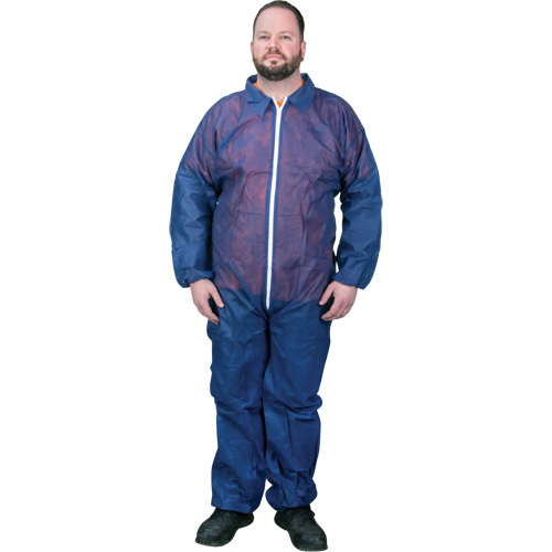 Coveralls, X-Large, Blue, Polypropylene Nia-Chem Ltd.