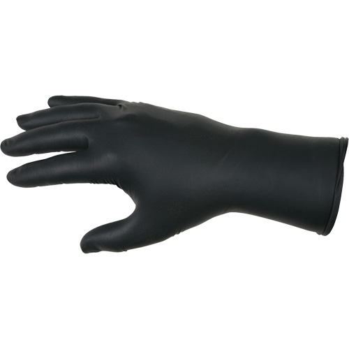 Gants jetables NitriShield Stealth Extra, Grand, Nitrile, 6 mils, Sans poudre, Noir Nia-Chem Ltd.